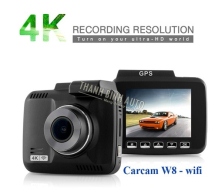 Camera hành trình Carcam W8 4K Wifi kết hợp GPS